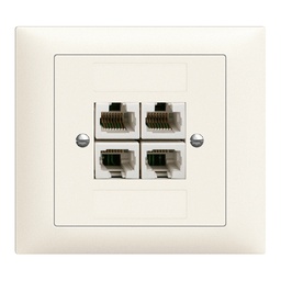 [878431000] EB-Dose 4×RJ45/u 4P getr.Edue