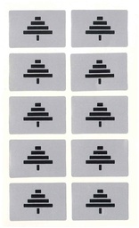 [175501140] Warnschild Kunststoff 30×20mm