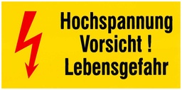 [175510005] Warnschild Kunststoff 105×51mm