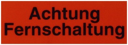 [175512025] Warnschild Kunststoff 70×25mm