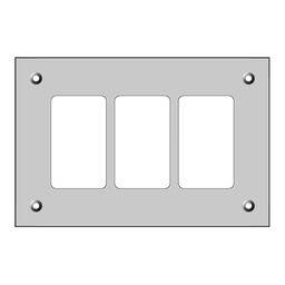 [384410310] EB-Kopfzeile f.Kombination 1×3
