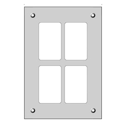 [384420200] EB-Kopfzeile f.Kombination 2×2