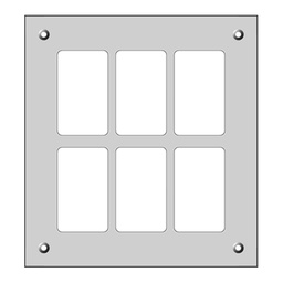 [384420350] EB-Kopfzeile f.Kombination 2×3