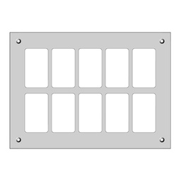 [384420510] EB-Kopfzeile f.Kombination 2×5