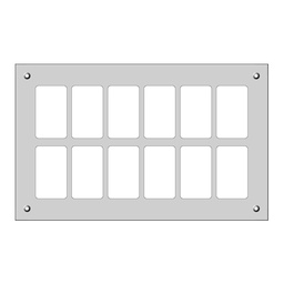 [384420600] EB-Kopfzeile f.Kombination 2×6