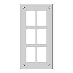 [384430210] EB-Kopfzeile f.Kombination 3×2