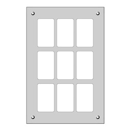 [384430310] EB-Kopfzeile f.Kombination 3×3