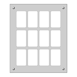 [384430400] EB-Kopfzeile f.Kombination 3×4