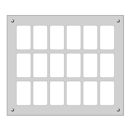 [384430600] EB-Kopfzeile f.Kombination 3×6