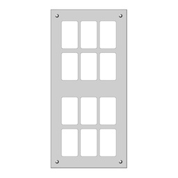 [384440300] EB-Kopfzeile f.Kombination 4×3