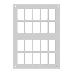 [384440510] EB-Kopfzeile f.Kombination 4×5