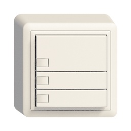 [203530000] AP-Taster KNX 3-fach Edue ws