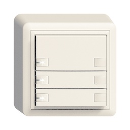 [203537000] AP-Taster KNX 3-fach Edue ws