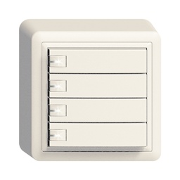 [203542000] AP-Taster KNX 4-fach Edue ws