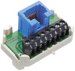 [975255195] Einsatz 1×RJ45/u, 8polig DSL