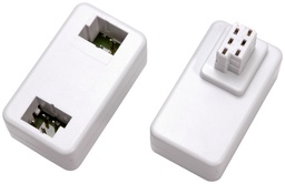 [975510319] Doppelstecker TT83 ws