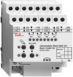 [405662800] EB-Jalousieaktor KNX 4×230V/