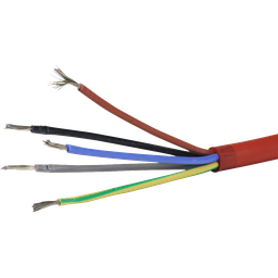 [117215520] Kabel Silikon 5x1,5mm² 3LNPE