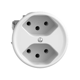 [657006100] UP-Steckdose SDUE 2×T13 ws