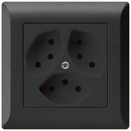 [657115058] UP-Steckdose KLI 3×T13 sz