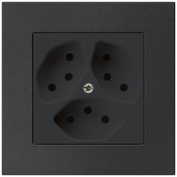 [657115458] UP-Steckdose KPR 3×T13 sz