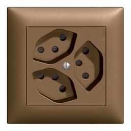 [657115890] UP-Steckdose Edue 3×T13 cof