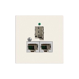 [877611000] Dose 1×T+T,2×RJ45/s 8P Edue ws