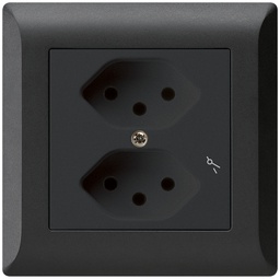 [657134058] UP-Steckdose KLI 2×T13/1 sz