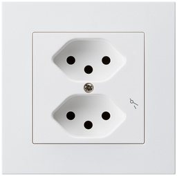 [657134408] UP-Steckdose KPR 2×T13/1 ws