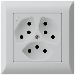 [657135038] UP-Steckdose KLI 3×T13/1S hgu