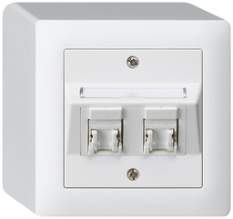 [977256003] AP-Dose KAL Kat.5e 2RJ45/u ws