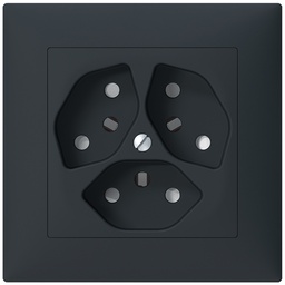 [657155042] UP-Steckdose SIDUS 3×T13 an