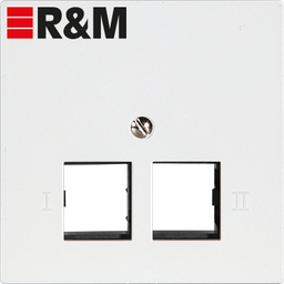 [977272105] UP-Anschlussdose R&M 2×RJ45-