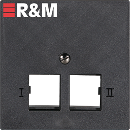 [977272155] UP-Anschlussdose R&M 2×RJ45-