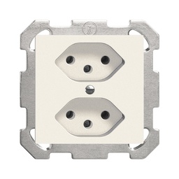 [657224000] UP-Steckdose Edue 2×T13 ws