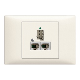 [977455000] EB-Dose 1×T+T,2×RJ45/s 8P Edue