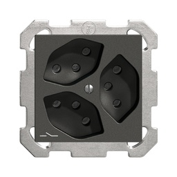 [657245950] UP-Steckdose Edue 3×T13 1×S sz