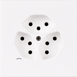 [657335001] UP-Steckdose ATO 3×T13 1×S ws