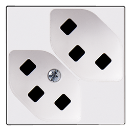 [657423001] EB-Steckdose ATO 2×T23 ws 2