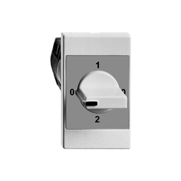 [427021400] EB-Drehschalter FH 2/1L ws