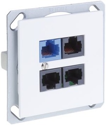 [977734095] Einsatz 4×RJ45/u D/A R&M