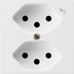 [657634003] UP-Steckdose KAL 2×T13/1 ws