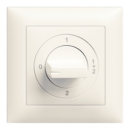 [547010000] UP-Drehschalter Edue 1/1P ws,