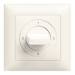 [547020000] UP-Drehschalter Edue 2/1P ws,