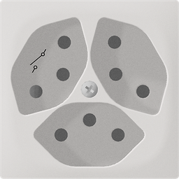 [657675002] Steckdose SIDUS 3×T13/1 ws