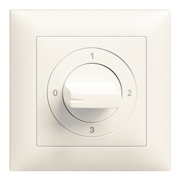 [547040000] UP-Drehschalter Edue 5/1P ws,