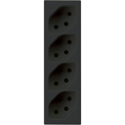 [663035053] EB-Steckdose 4×t13 Steckk.FLF