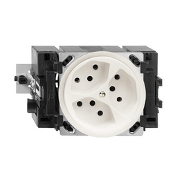 [663061400] EB-Steckdose FH 3×T13 ws