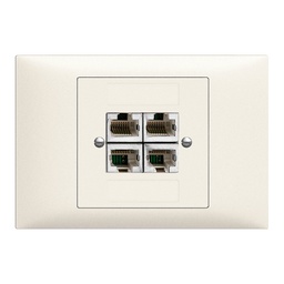 [979456000] EB-Dose 4×RJ45/s 4P getr.Edue