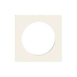 [378047000] Frontplatte Edue ws, m.Bohrung
